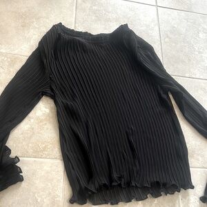 Sheer black long sleeve